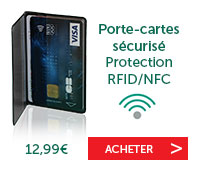 Porte-cartes sécurizé