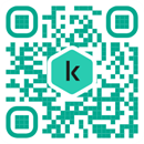 QR-код для перехода в Telegram-канал Техническая поддержка «Лаборатории Касперского»